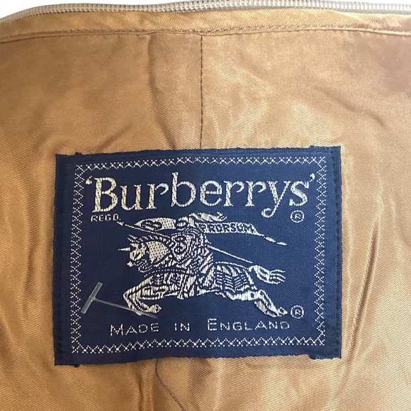 BURBERRYS’ Reversible Wool Warmer Plaid Vest Inner Gilet Tartan Open Front Liner - Picture 8 of 14